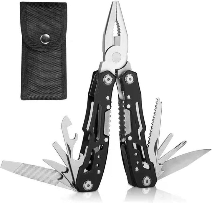 Multitool, Multifunktionszange 14 in 1 Faltbares Multitool mit Nylontasche, Edelstahl Multitools mit