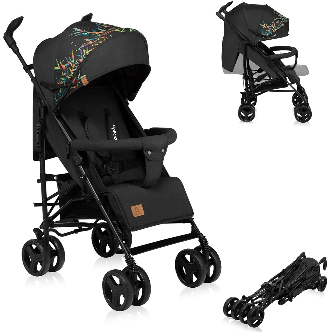 LIONELO Irma Kinderwagen bis 15 kg, Kinderwagen, leichter moderner Kinderwagen mit Liegefunktion, fa