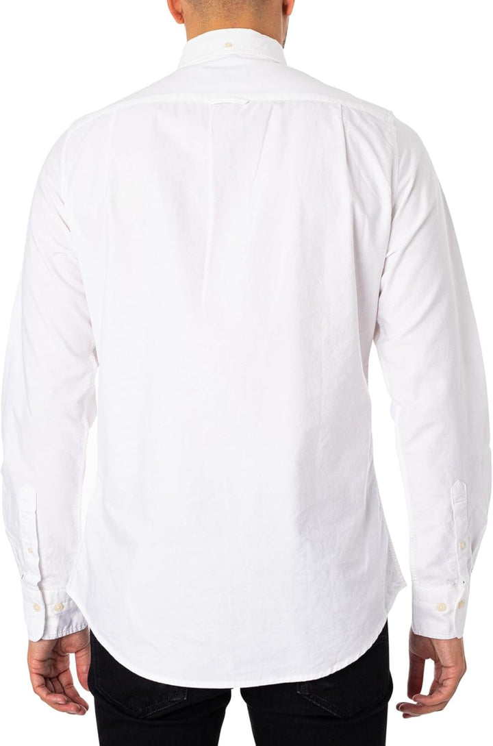 GANT Herren Slim Oxford Shirt Hemd XXL Weiss, XXL Weiß