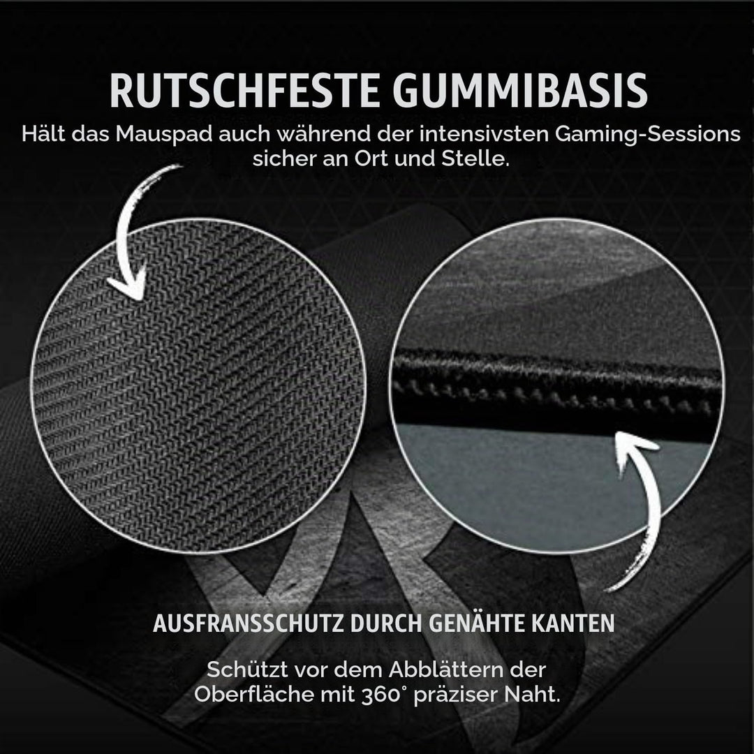 Corsair MM300 PRO Spritzwassergeschütztes Premium-Gaming-Mauspad aus Stoff (Fläche 93 × 30 cm, Mikro