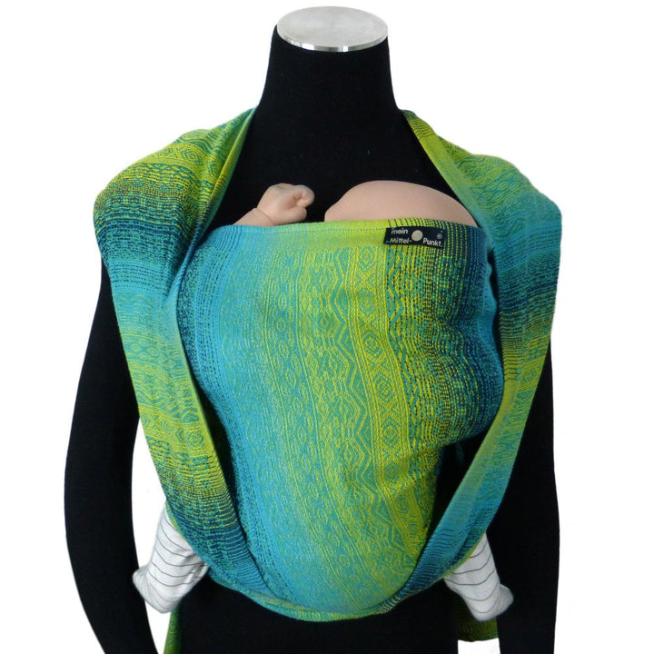 Didymos Babytragetuch, Modell Ada Malachit, Grösse 5, Grün Gr. 5 (420 cm), Gr. 5 (420 cm)