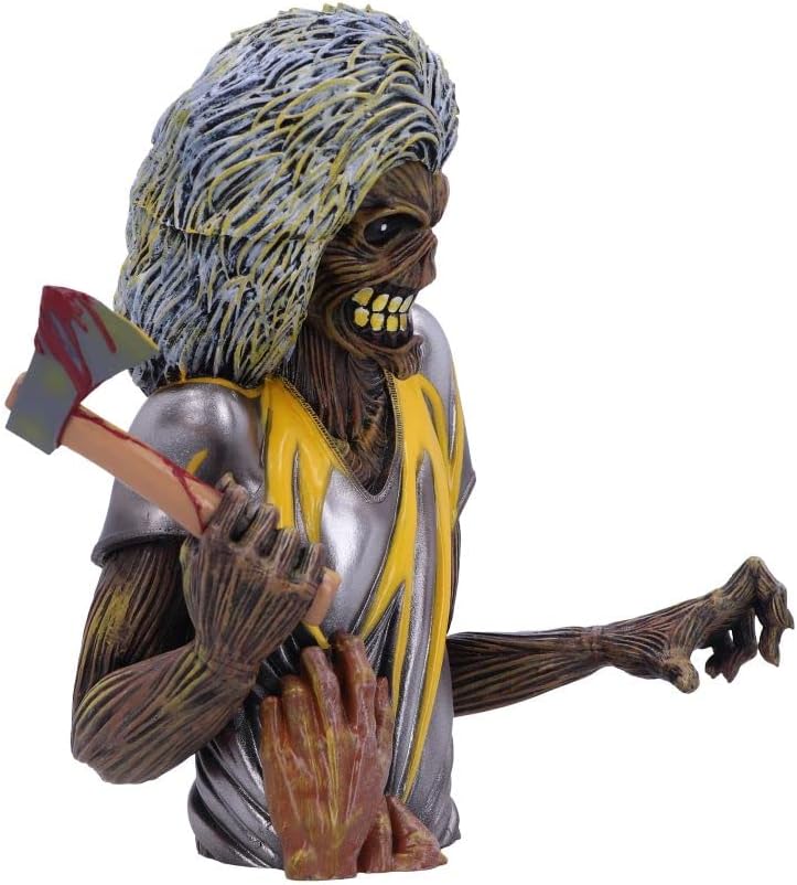Nemesis Now Offizielles Lizenzprodukt Iron Maiden Killers Büste Box (klein), gelb, 16,5 cm, Kunsthar