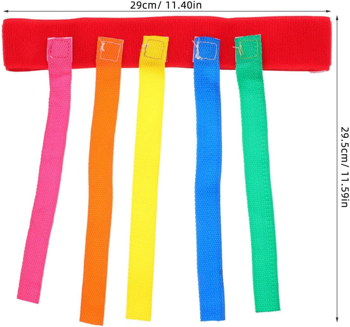 Vaguelly Kinderspielgürtel 12 Stück Schwanzfang Spielset Aus Oxford-Material Für Jungen Und Mädchen