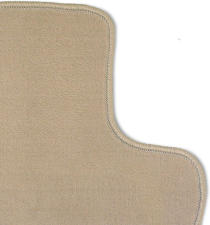 Bär-AfC Auto Fussmatten Exklusiv passend für Skoda Fabia 2 5J 2007-2014, Autoteppiche Velours Beige,