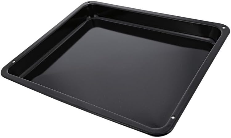 Backblech kompatibel mit AEG 387028810/1 emaillierte Fettpfanne für Backofen