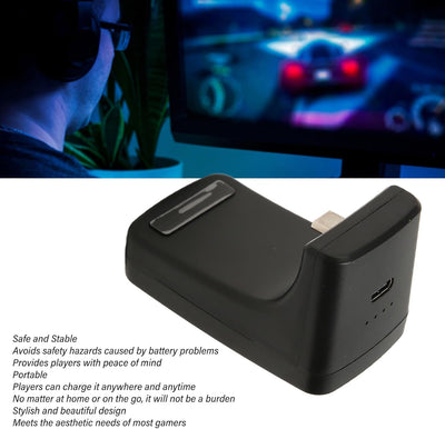Für PS5 Controller Akku, Schnelllade Controller Ladestation mit 1800 mAh Akku, Wiederaufladbares Akk