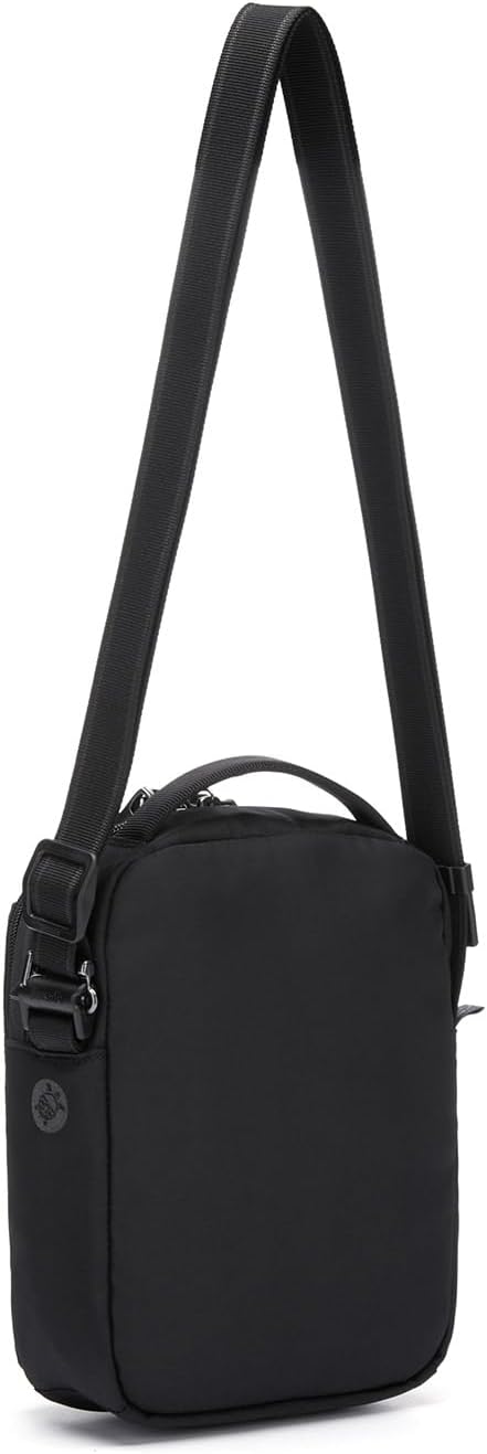 Pacsafe Pacsafe V Companion Crossbody Umhängetasche, Unisex, für Erwachsene Jet Black, Jet Black