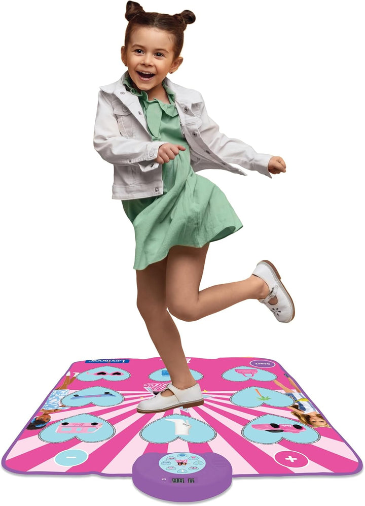 Lexibook, Mattel Barbie, Elektronischer Barbie-Tanzteppich, Bluetooth und beleuchtet mit 6 Spielmodi