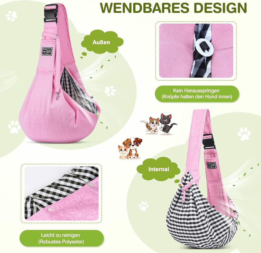 ALLSOPETS Tragbare Hundetragetasche Reisen Haustiertaschen Katzentragetasche Haustiere Welpen Kleine