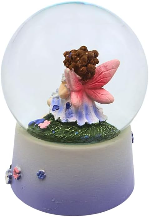Dekohelden24 Schneekugel, Schüttelkugel, Fabelwesen - Schneekugel, Schneekugel mit Blumenmädchen, El