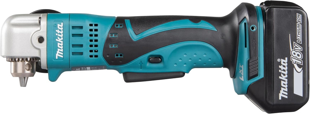 Makita Akku-Winkelbohrmaschine 18 V ZKBF / 5 Ah im Makpac, DDA350RTJ mit Akku + Ladegerät, mit Akku