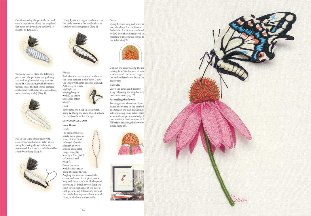 Stumpwork Inspirations: 8 of the World's Most Beautiful Stumpwork Projects, to Delight and Inspire (