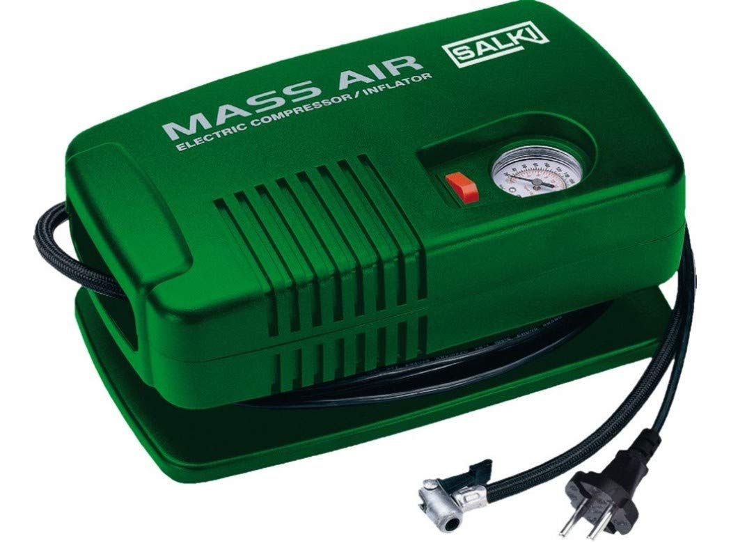 Heavy Duty-AC 230 SALKI Luftkompressor - Miniatur-Luftpumpe mit 230V-Haushaltsleistung, integriertes