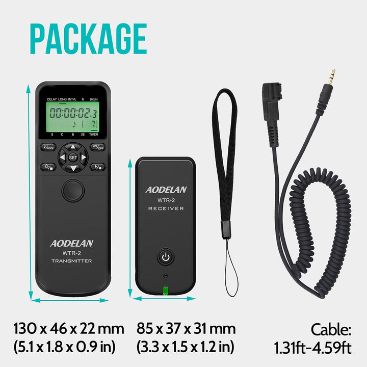 Kabellose Fernauslöser Kamera Funkausloeser für Sony ILCA-a77M2, a99M2, a99V; SLT-a33, a35, a37, a55