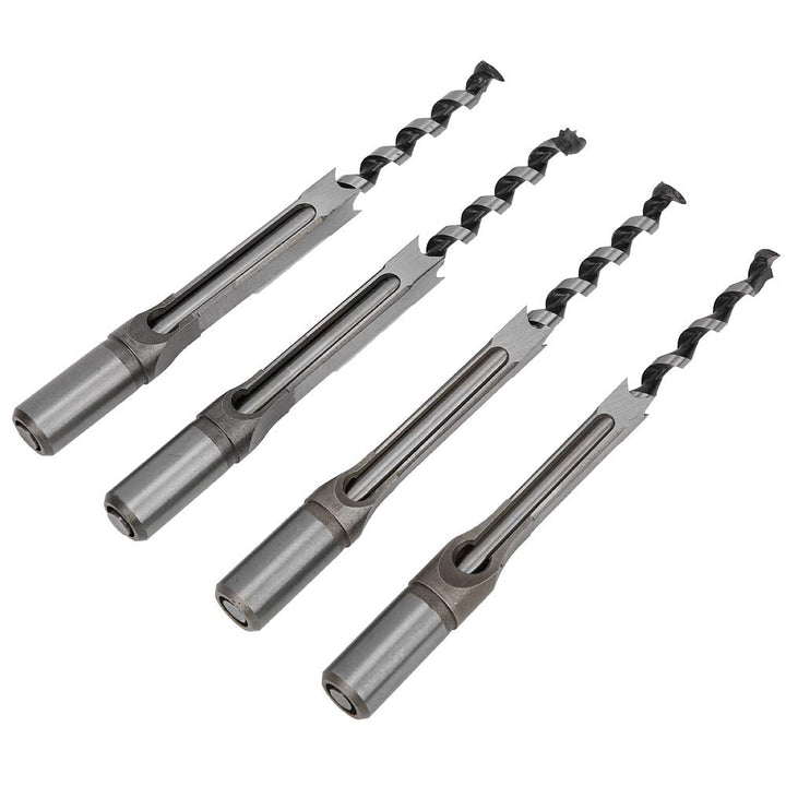 Holzbearbeitung Vierkantbohrer Set Lagerstahl Holzbearbeitung Mortiser Bohrer Holzbohrwerkzeuge Set1