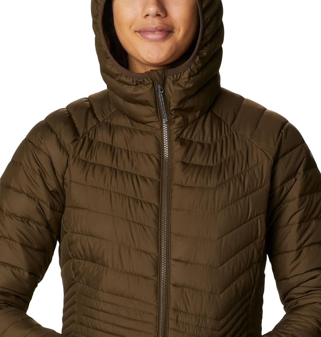Columbia Powder Lite Mid Damenjacke XS Olive Green, XS Olive Green