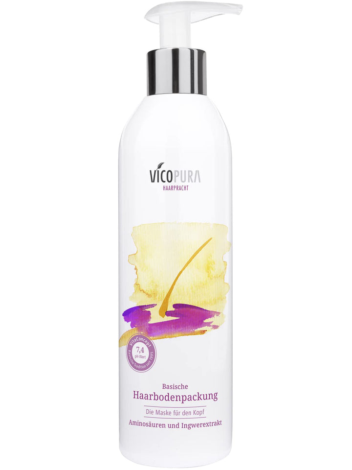 VICOPURA Haarbodenpackung, basische Feuchtigkeits Maske für die Kopfhaut, strukturelle Pflege, wärme