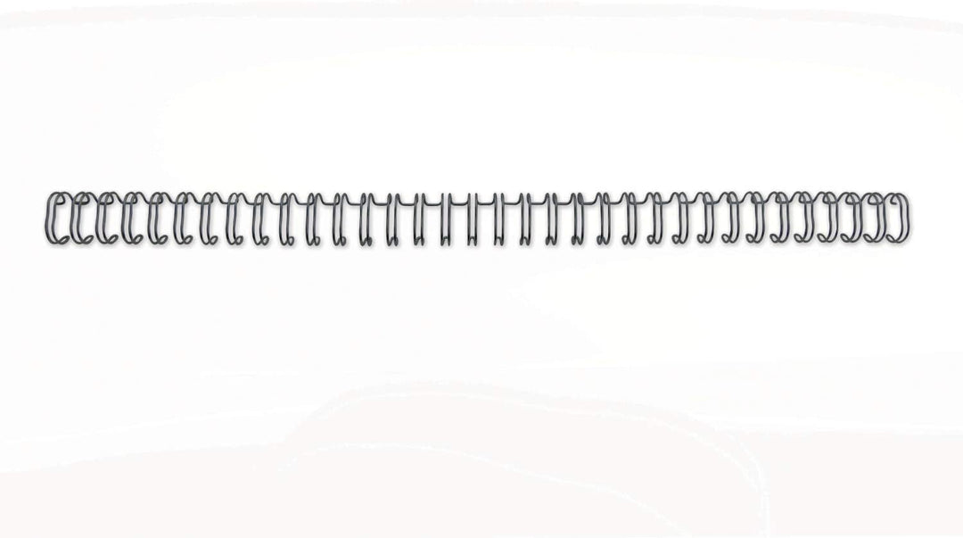 WireBind Drahtbinderücken, 100 Stück, 11mm, schwarz