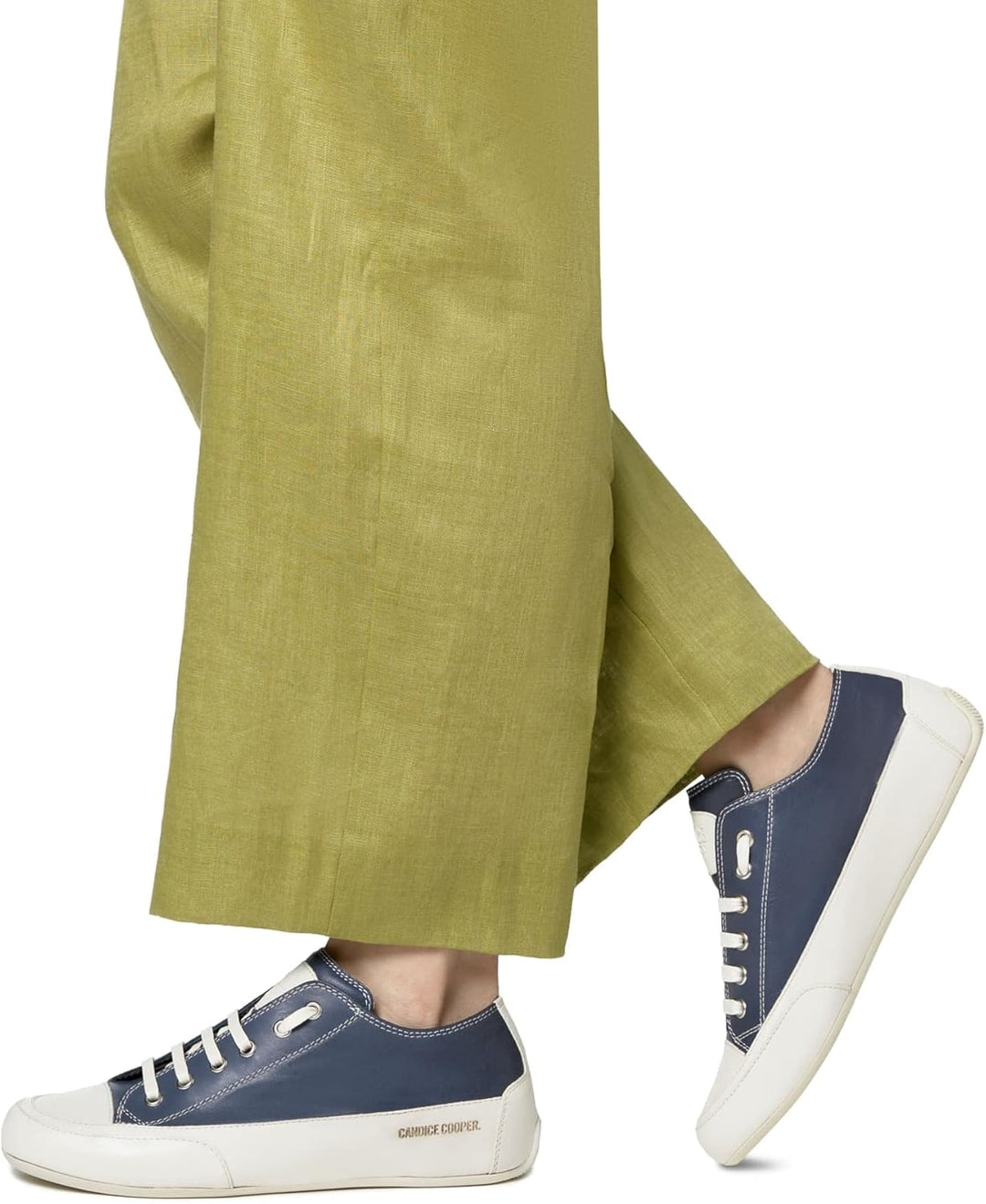 Candice Cooper Sneakers aus nuanciertem Leder 35 EU Marineblau, 35 EU Marineblau