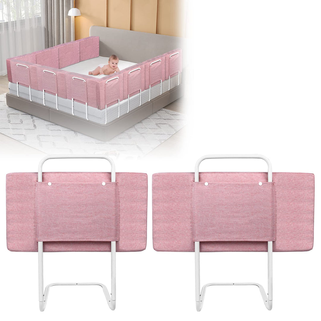 AufuN Bettgitter Baby Bettschutzgitter Rausfallschutz Bett Bettgitter Verstellbare Höhenverstellbar