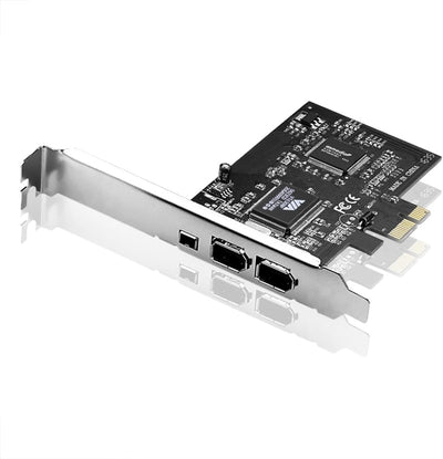 S SIENOC Desktop PCI-E Expresskarte Express Card FireWire PCI Express Schnittstellenkarte 1394a IEEE