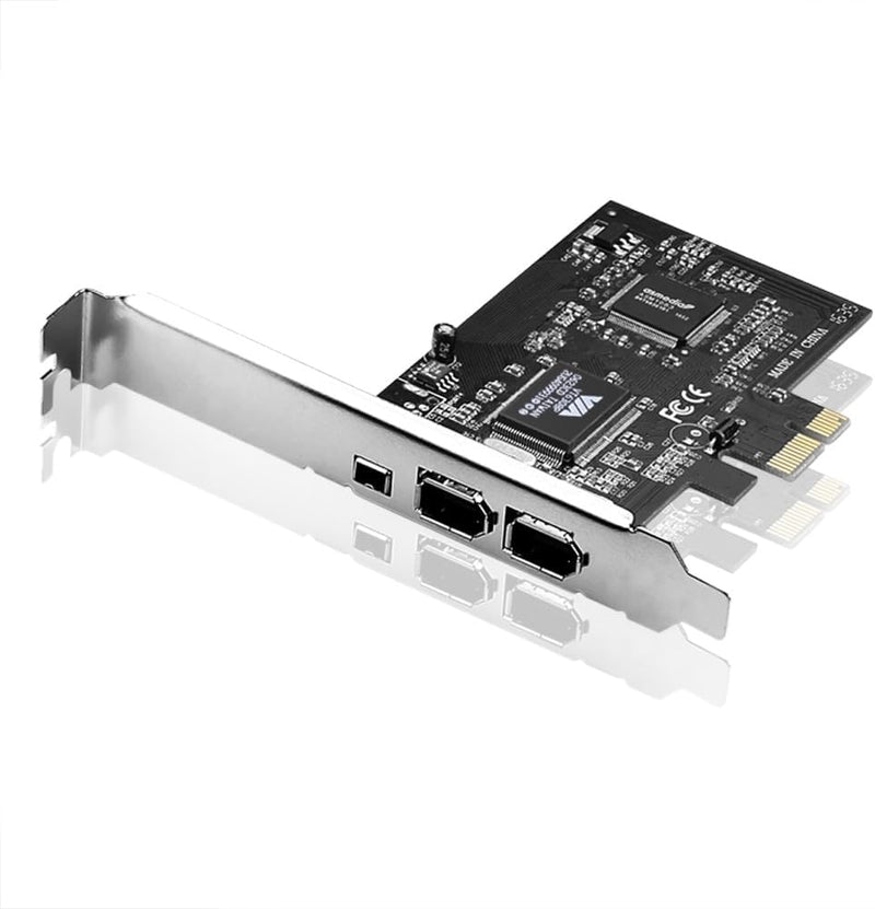 S SIENOC Desktop PCI-E Expresskarte Express Card FireWire PCI Express Schnittstellenkarte 1394a IEEE