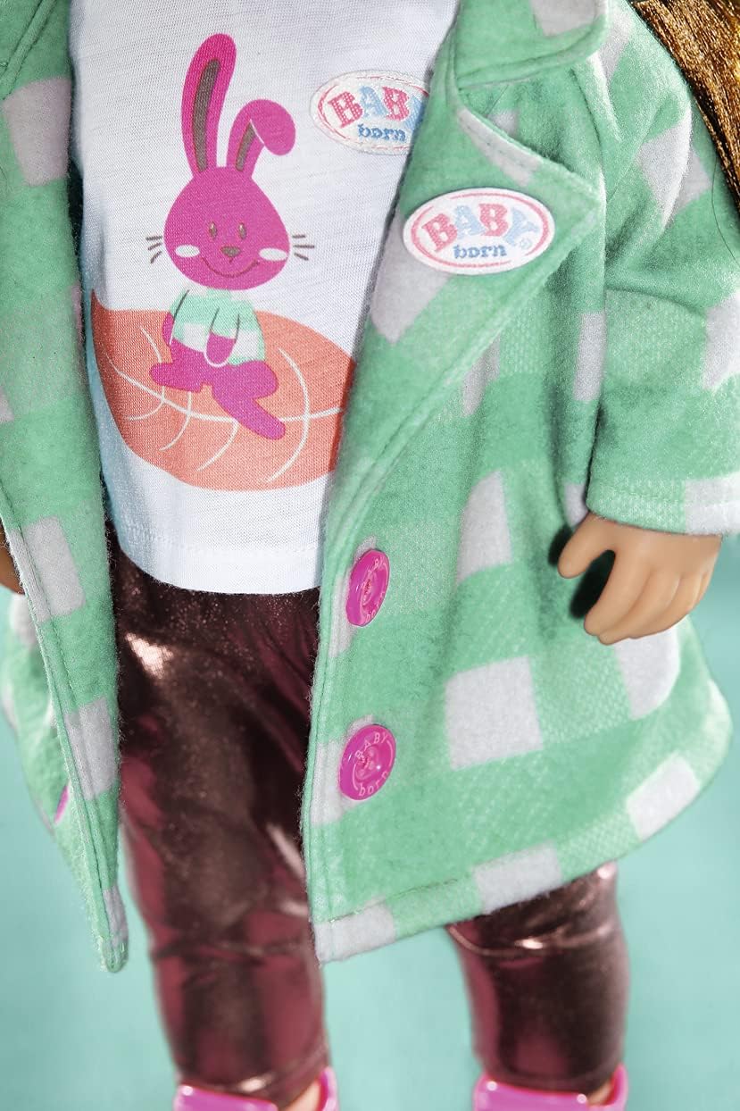 BABY born, Puppenkleidung, BABY born Deluxe Mantel 43 cm mit Jacke, Shirt, Leggings, Mütze und Schuh