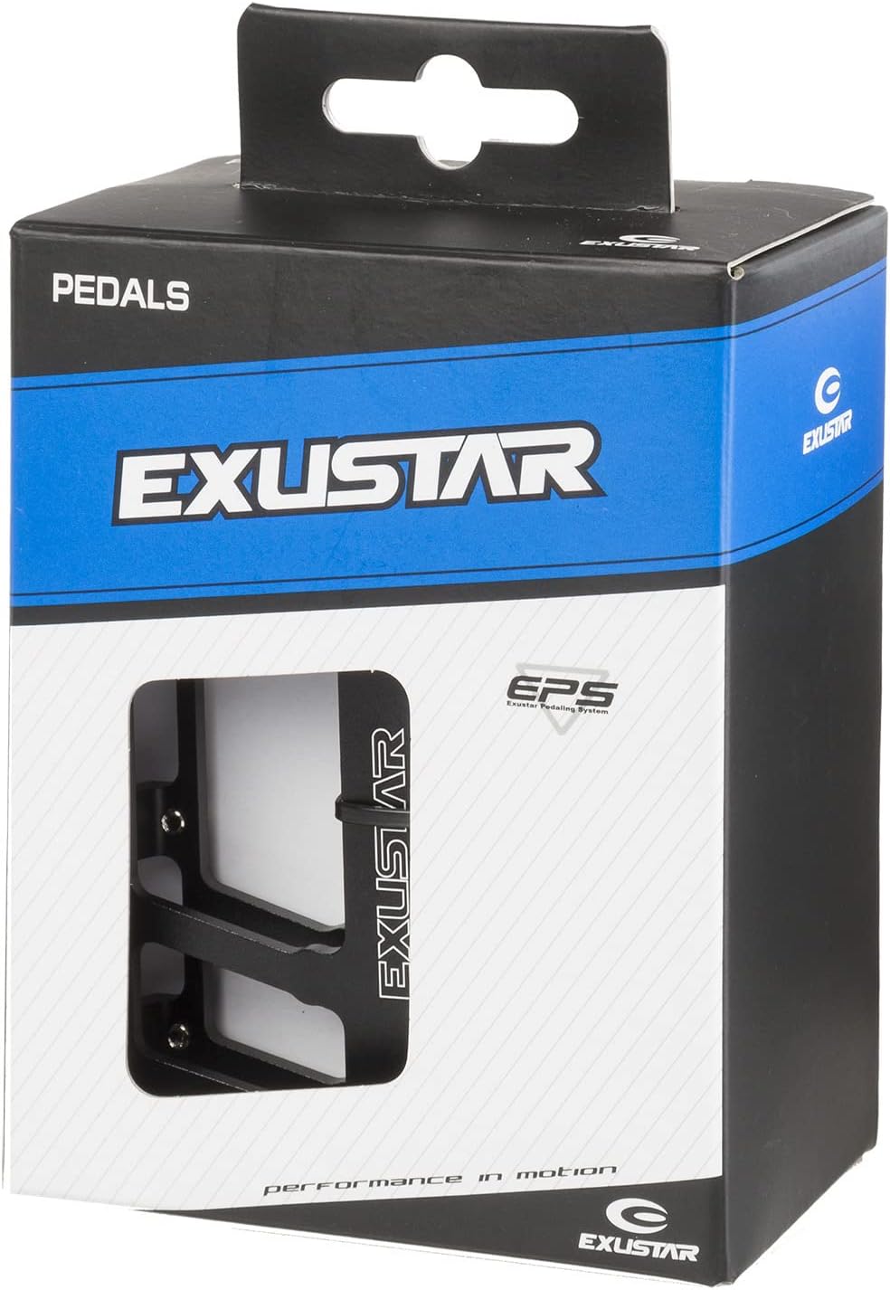 Exustar BMX-pedal Schwarz, Schwarz