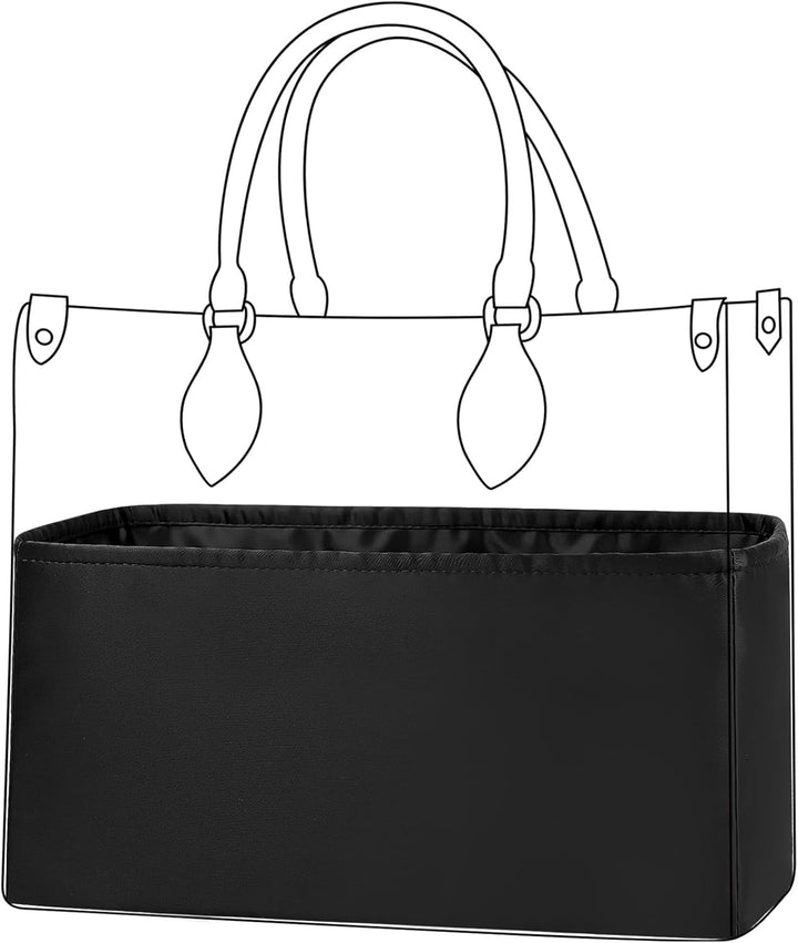 DGAZ Handtaschen Organizer Einsatz für OnTheGo PM/MM/GM Tasche, Seide Tasche in Tasche Organizer, Lu