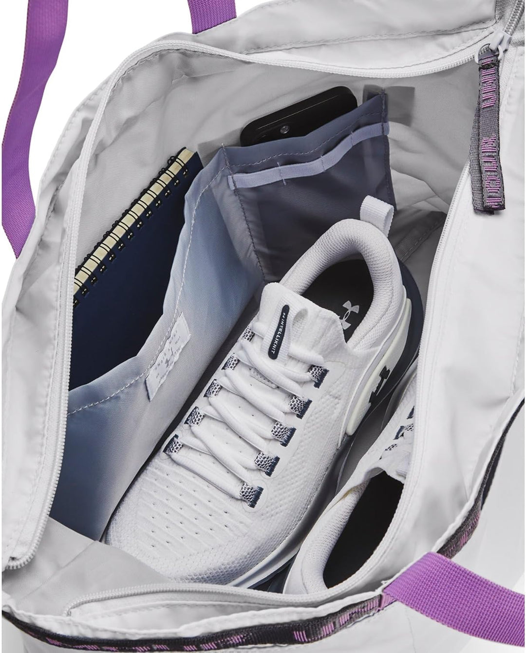 Under Armour Damen Favorite Tote (014) Halo Gray / Castlerock / Provence Purple, Einheitsgrösse Einh