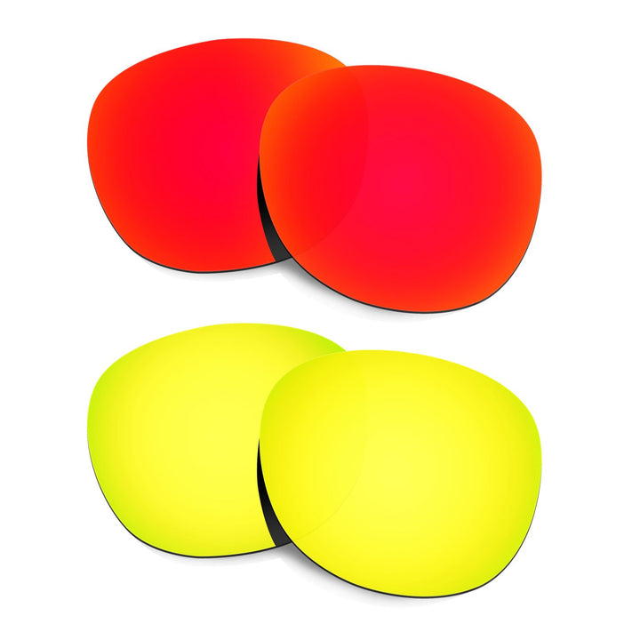 HKUCO Plus Replacement Lenses For Oakley Latch - 2 pair Combo Pack