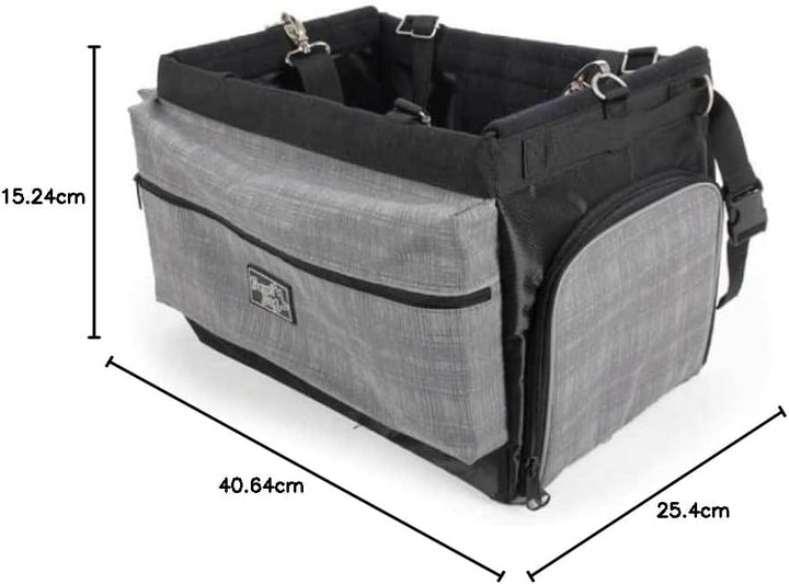 ALL FOR PAWS Travel Dog Fahrradtasche Delux mit Halterung, 3,5 kg