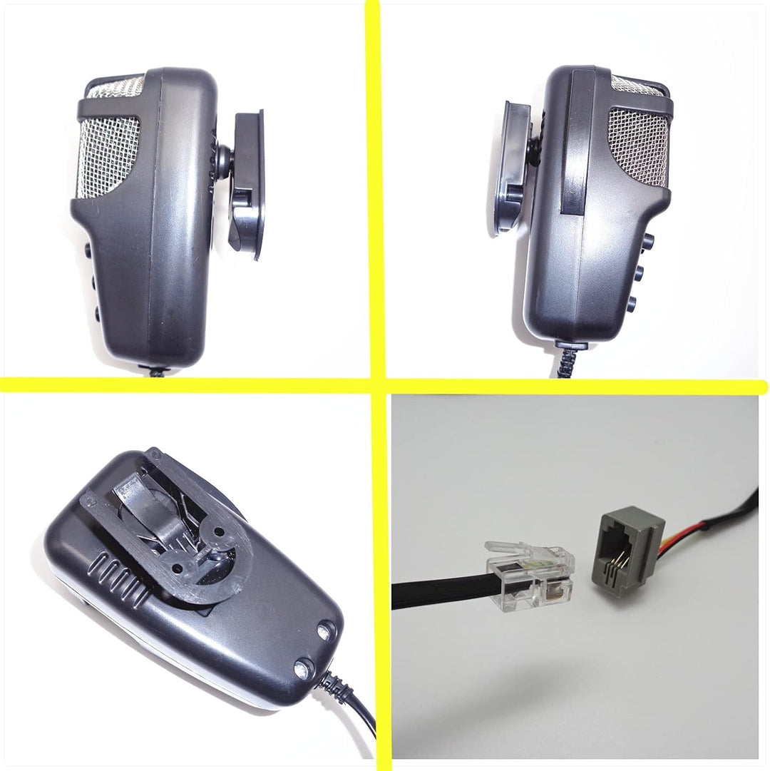 Autosirene Autohupe elektrische Hupe Notverstärker Autosirene mit Mikrofon PA Lautsprechersystem 7 T