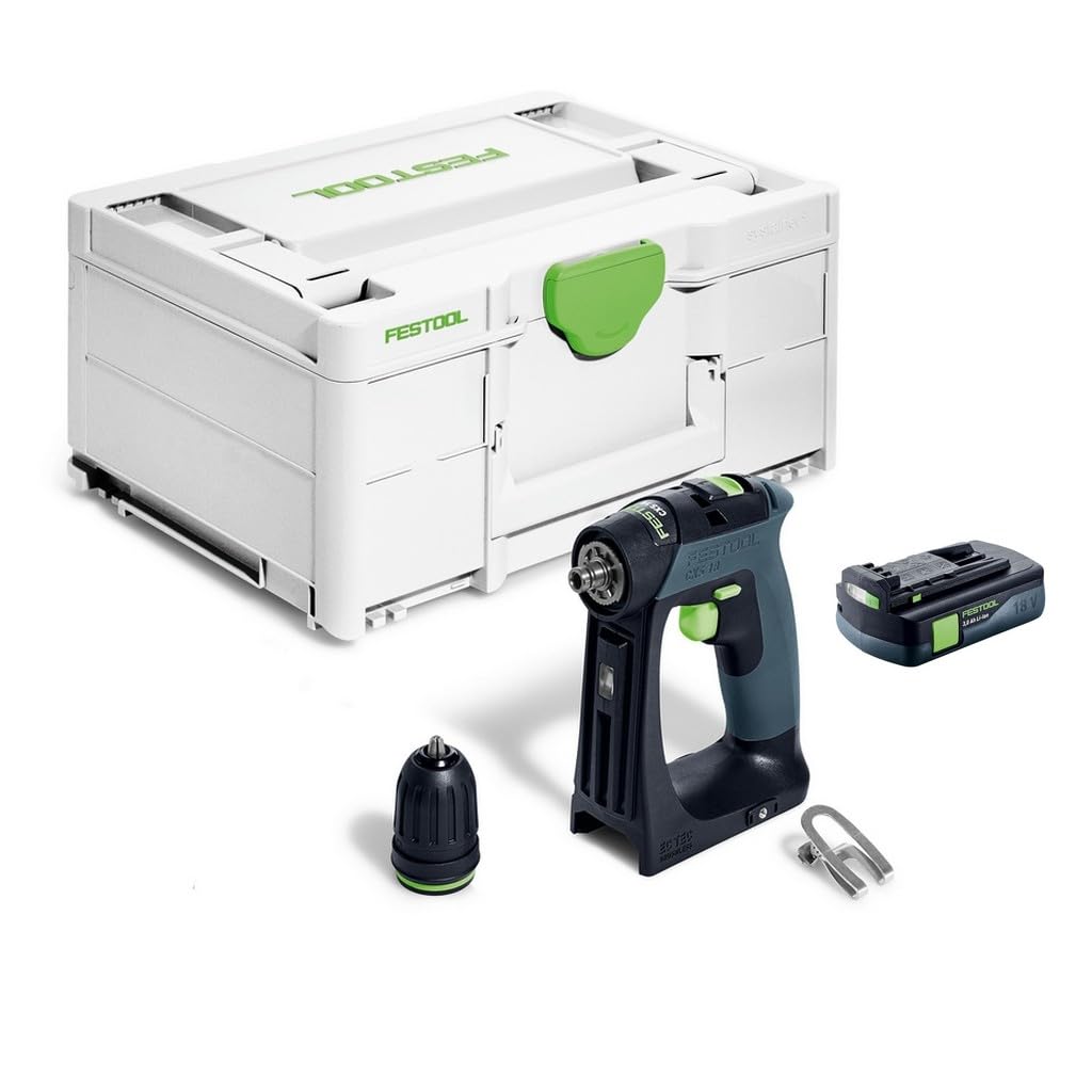 Festool Akku-Bohrschrauber CXS 18-Basic-3,0 (Gratis Akku Aktion)…, Basic-3,0 (Gratis Akku Aktion)