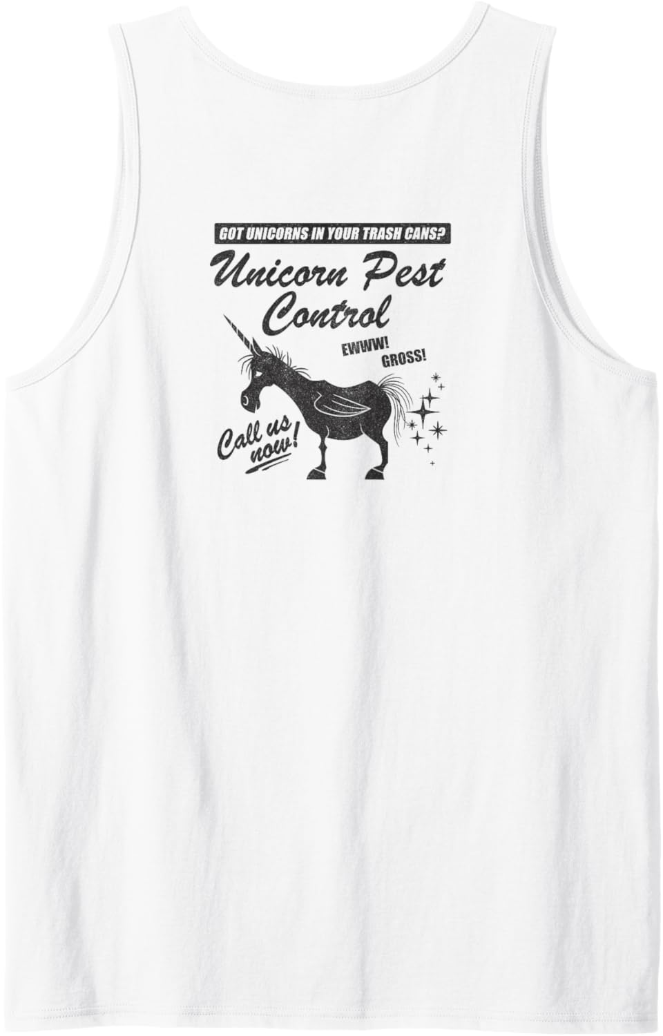 Disney Pixar Onward Unicorn Pest Control Tank Top