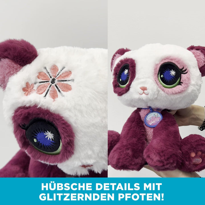 Littlest Pet Shop - Plüschpanda 25 cm - Littlest Pet Shop LPS Deluxe Panda – Niedliche Plüschtiere m