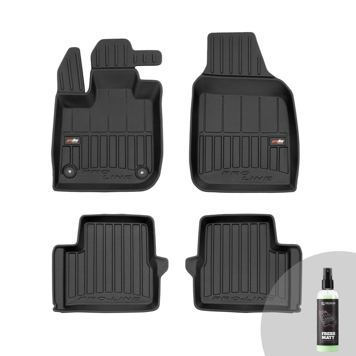 FROGUM ProLine 3D Gummimatten Exklusiven Auto Fussmatten Autofussmatten für FIAT 500e II ab 2020 | D