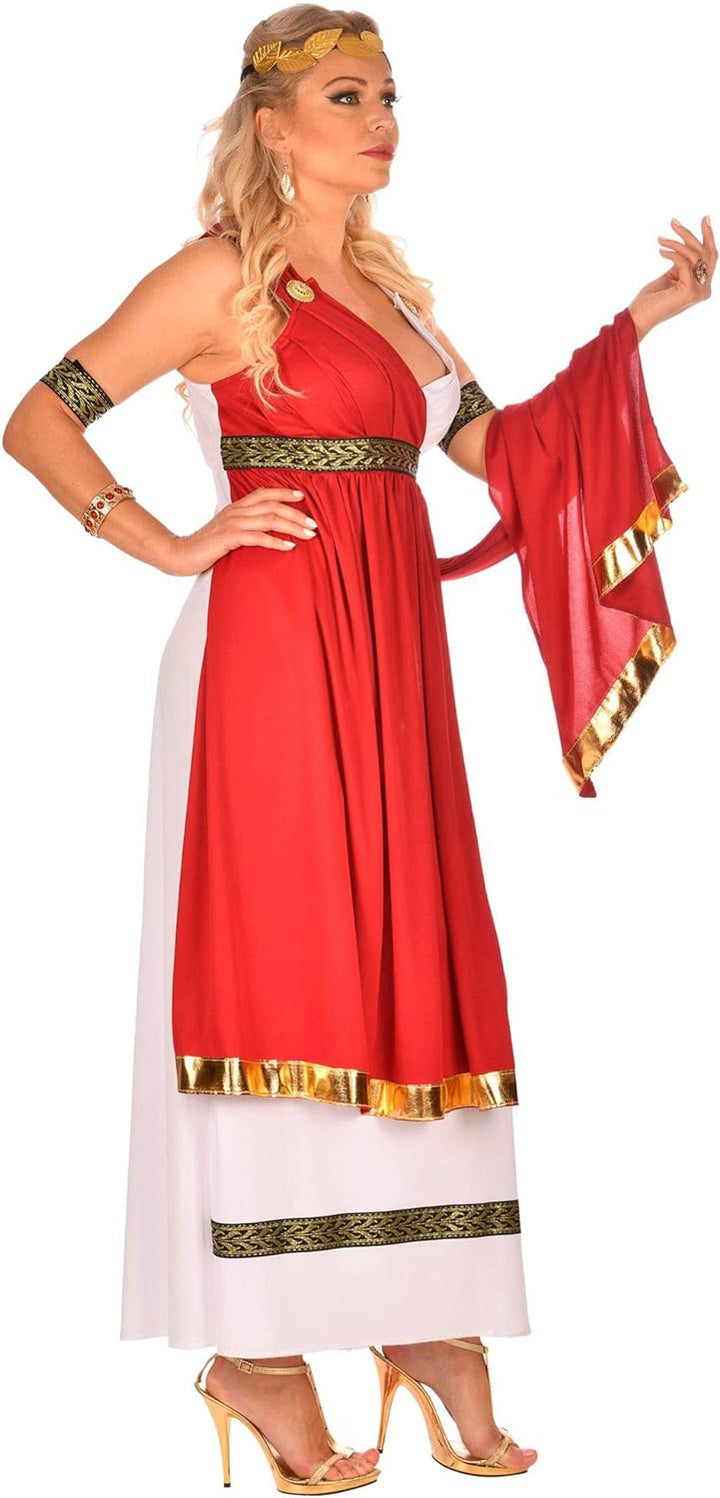 "ROMAN EMPRESS" (dress with drape, armbands, laurel wreath) - (XL), XL