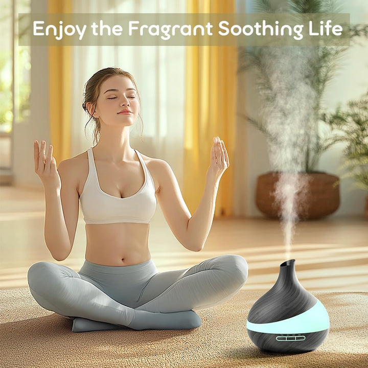 500 ML Aroma Diffuser, Upgrade Diffuser für grosse Räume,Aromatherapie Diffuser Mit Fernbedienung 4
