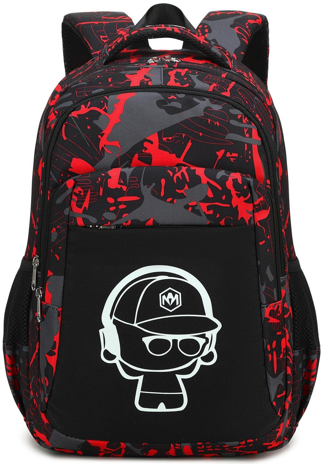 LEDAOU Schulrucksack Jungen Teenager Mädchen Schultaschen Kinder Rucksäcke Wasserdicht Leichtgewicht