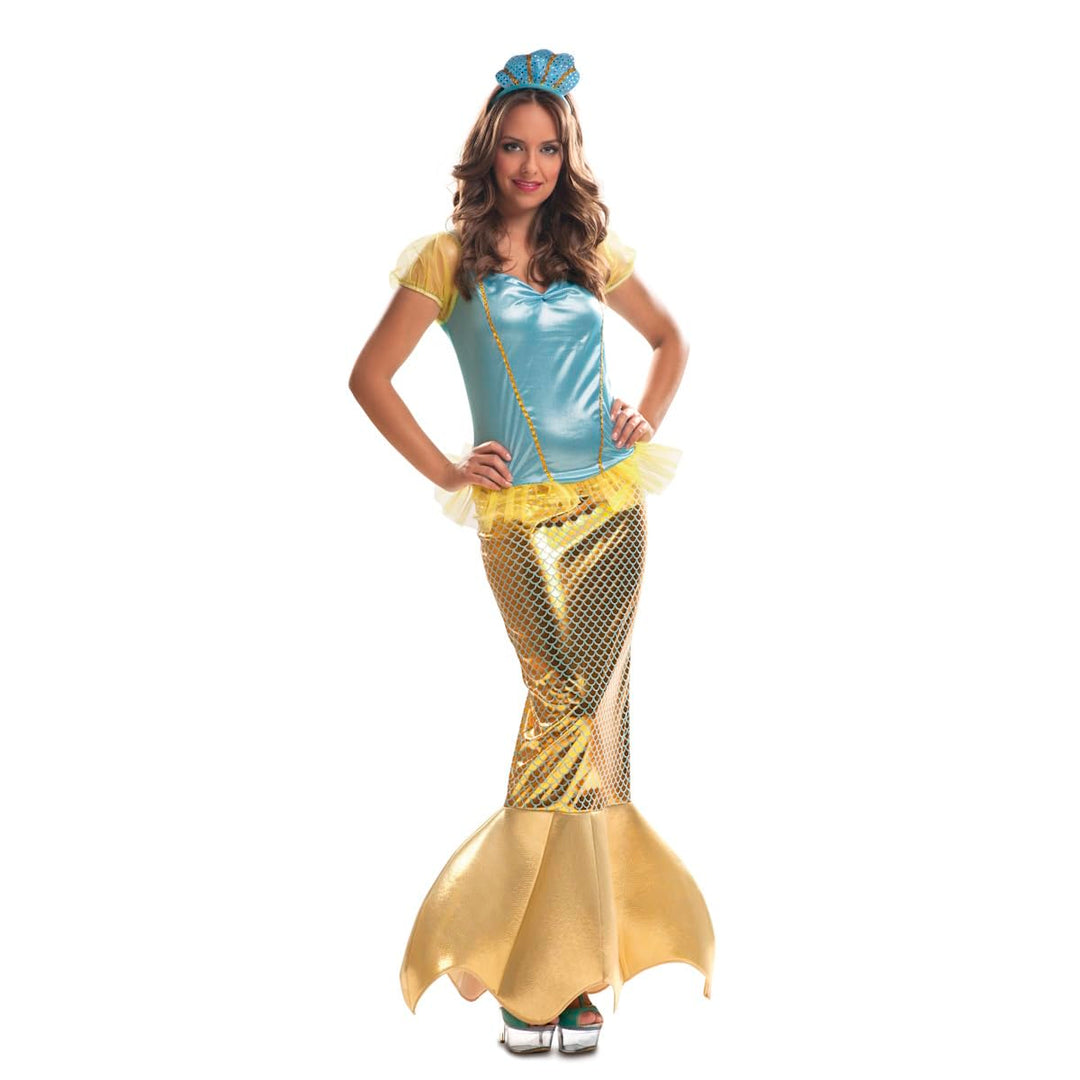 Partychimp 83-02610 - Little Mermaid, Damenkostüm, S, blau, S