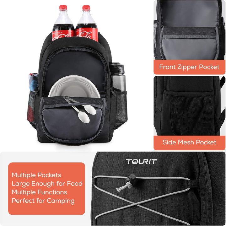 TOURIT 25L kühlrucksack, Wasserdichter kühl Rucksack Kühltasche Ultraleichter Rucksack für Männer un