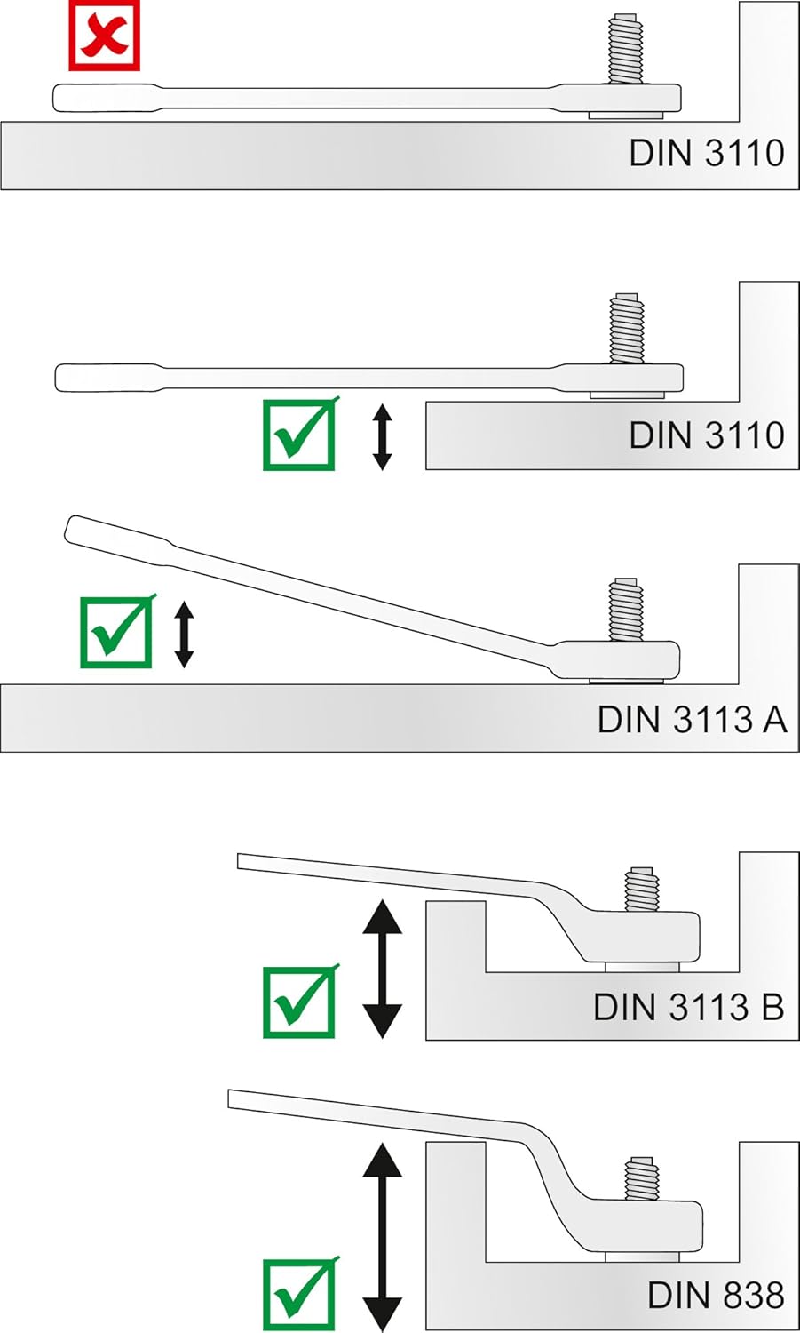 MATADOR Schraubwerkzeuge Ringmaulschlüssel-Satz, 16-tlg, 6-32 mm, 0185 9160 Metrisch 6 - 32 MM, Metr