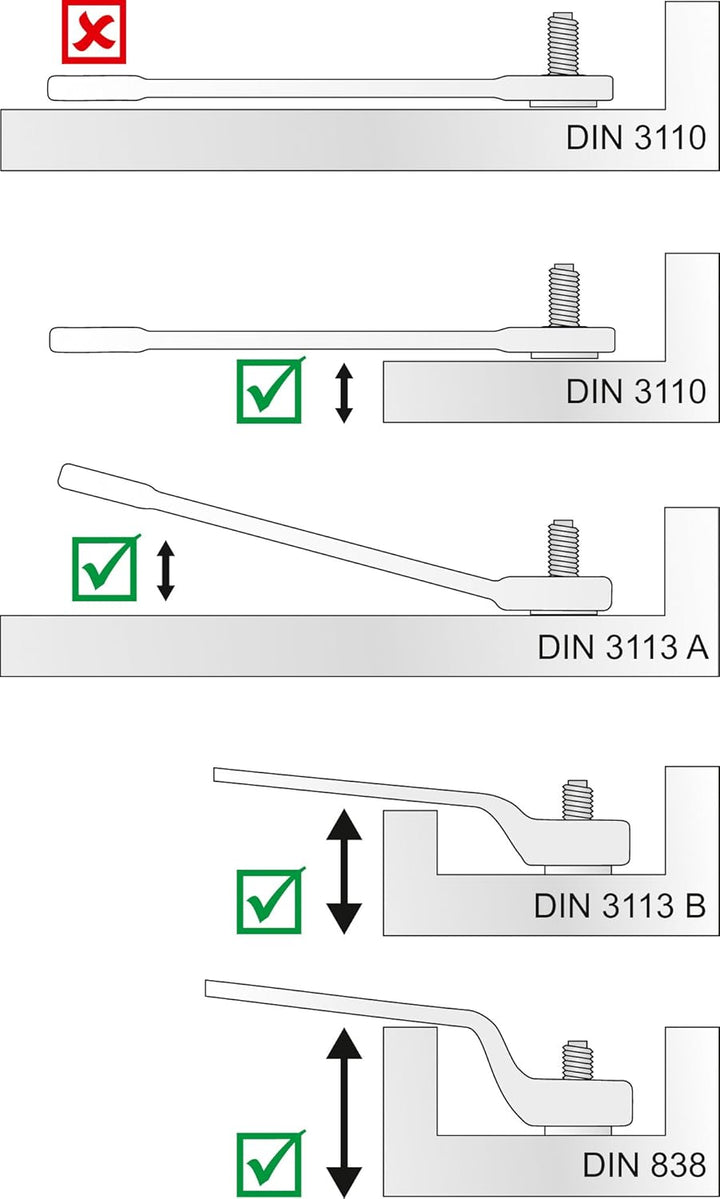 MATADOR Schraubwerkzeuge Ringmaulschlüssel-Satz, 16-tlg, 6-32 mm, 0185 9160 Metrisch 6 - 32 MM, Metr