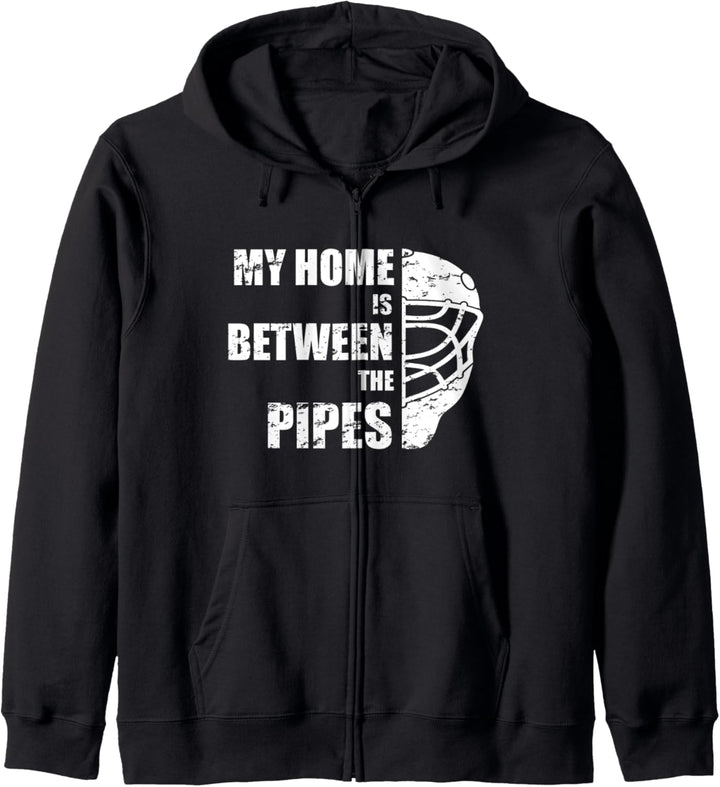 Hockey Goalie - cooler Spruch für Eishockey Torwart Kapuzenjacke