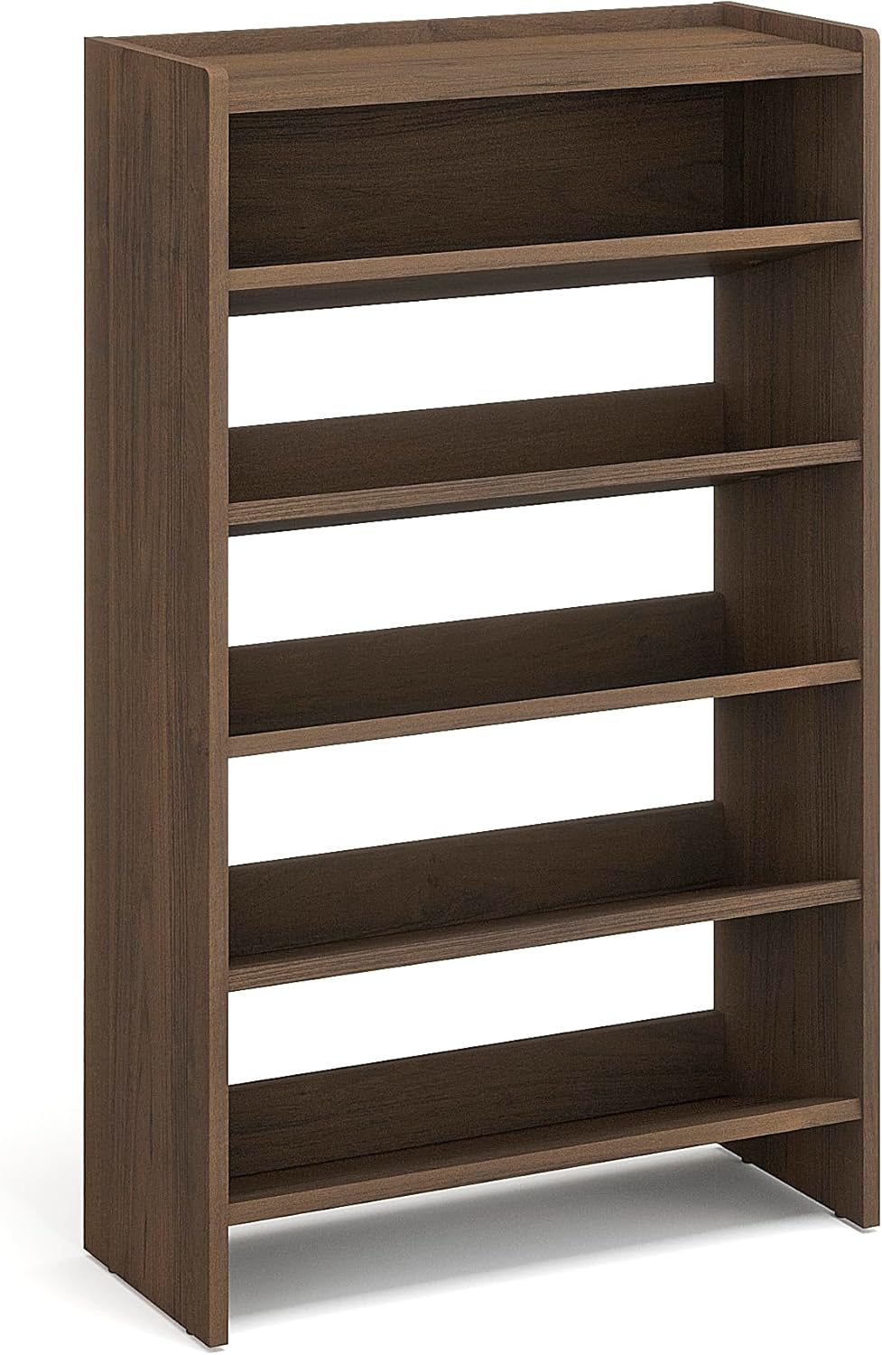 KOMTO Schuhregal Schmal - Schuhablage Flur mit 5 Ebenen Offener Schuhschrank Schuh Organizer Platzsp