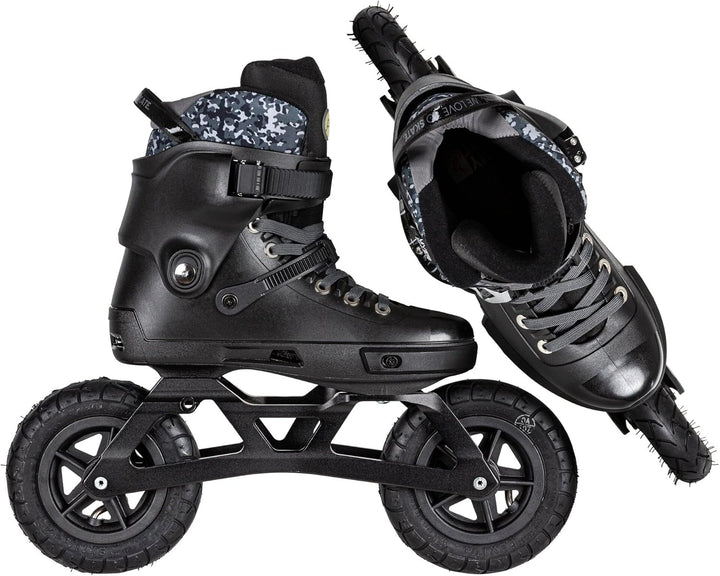 Powerslide SUV Inline Skate Next Edge 150, für Off-Road und Training, für Damen und Herren 46-47, 46
