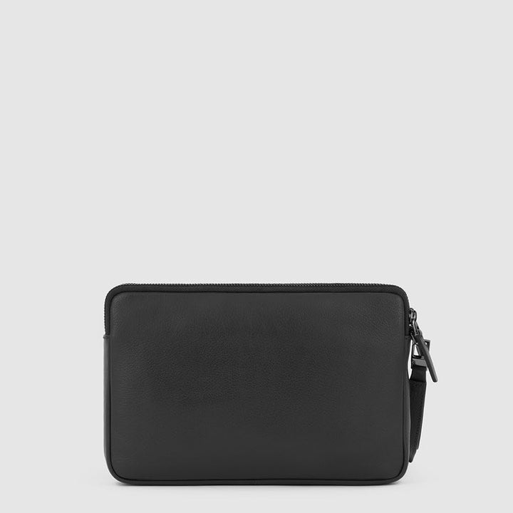 PIQUADRO POCHETTE X SCHWARZ AC6156MOSR/N modus restyling Kupplung Fronttasche Leder SCHWARZ ND Wahl=