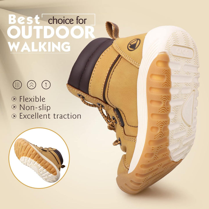 UOVO Winterschuhe Jungen Turnschuhe Unisex-Kinder Warm Gefüttert Sneaker Outdoor Winterstiefel rutsc