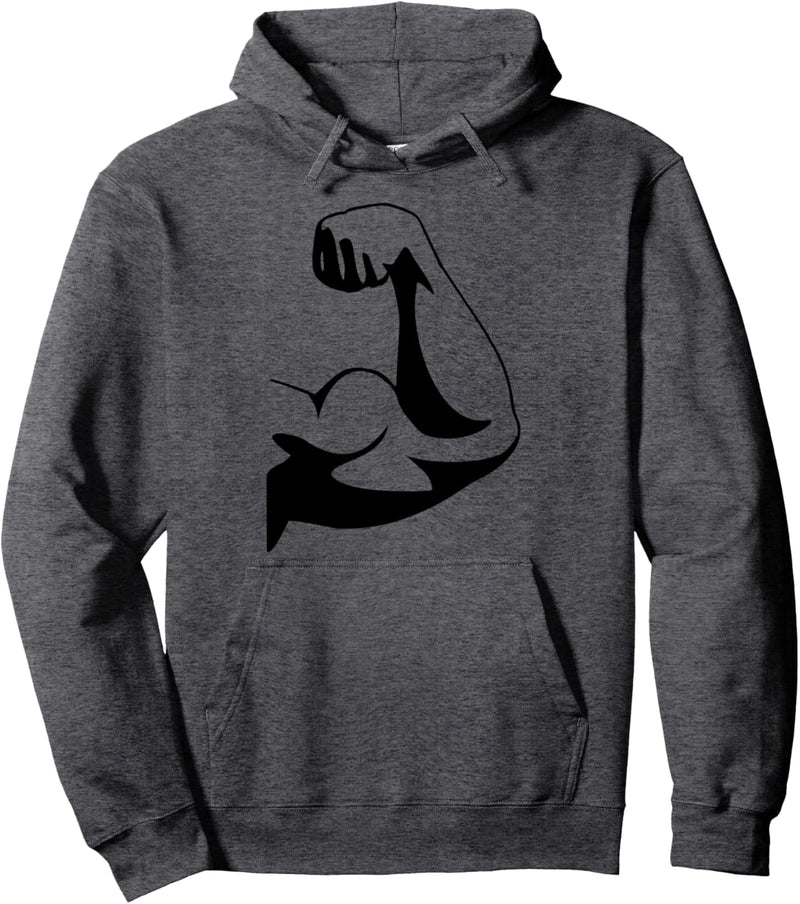 Bizepsmuskel Pullover Hoodie